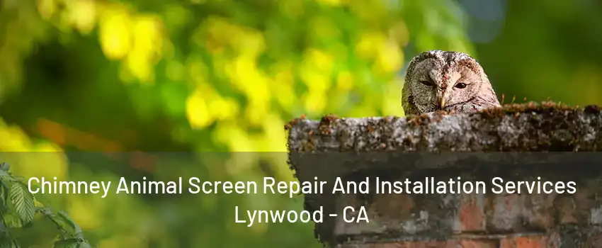 Chimney Animal Screen Repair And Installation Services Lynwood - CA